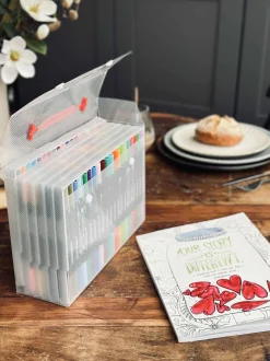 VIAMAJA Tegneartikler|Art Therapy<120 Dobbeltendede Vandbaserede Brushpens