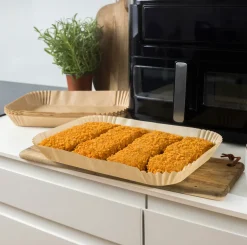 VIAMAJA Bestik Og Køkkenredskaber|Tilbehør Til Airfryer<Airfryer papirforme, dobbelt skuffe - 50 Stk.