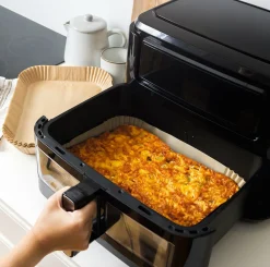VIAMAJA Bestik Og Køkkenredskaber|Tilbehør Til Airfryer<Airfryer papirforme, dobbelt skuffe - 50 Stk.