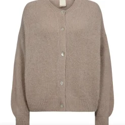 VIAMAJA Cardigans<Alpaca cardigan Depeche - Sand