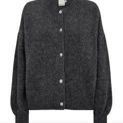 VIAMAJA Cardigans<Alpaca cardigan Depeche - Grey Melange
