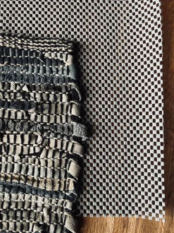 VIAMAJA Gulvtæpper|Dørmåtte<Anti-skrid 45x125cm - Hvid / Grå