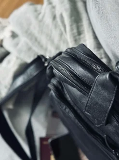 VIAMAJA Computertasker|Læder Tasker<Arbejdstaske - Black Cow leather