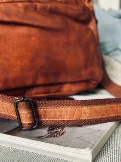 VIAMAJA Computertasker|Læder Tasker<Arbejdstaske - Cognac Cow leather