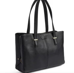 VIAMAJA Computertasker|Læder Tasker<Arbejdstaske / shopper - Black leather