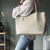 VIAMAJA Computertasker|Læder Tasker<Arbejdstaske / shopper – Soft sand