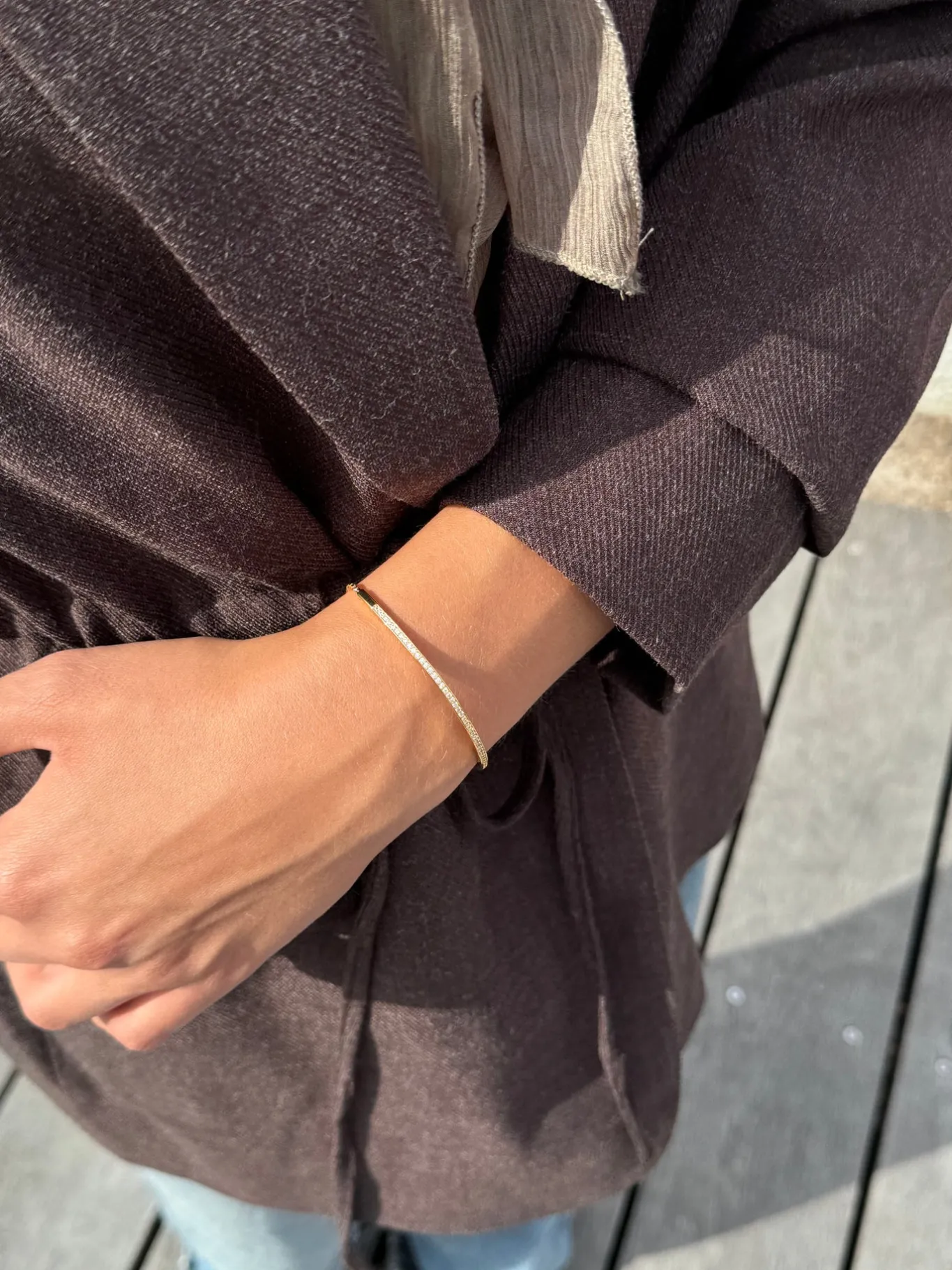 VIAMAJA Armbånd<Armbånd Alba forgyldt