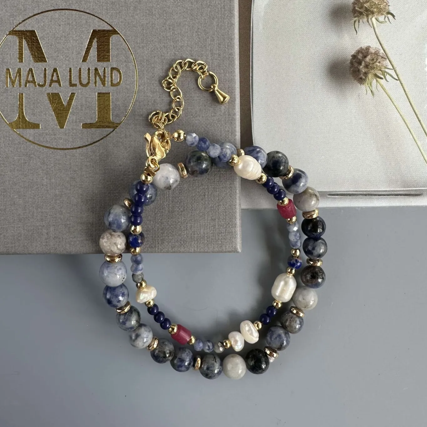 VIAMAJA Armbånd<Armbånd Annika med ferskvandsperler