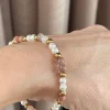 VIAMAJA Armbånd|Armringe<Armbånd Asta - Natursten guldbelagt