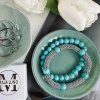VIAMAJA Armbånd<Armbånd Audrey Turkis sæt m. 2 armbånd