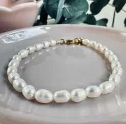 VIAMAJA Armbånd|Vandfaste Smykker<Armbånd Beate forgyldt - Vandfast