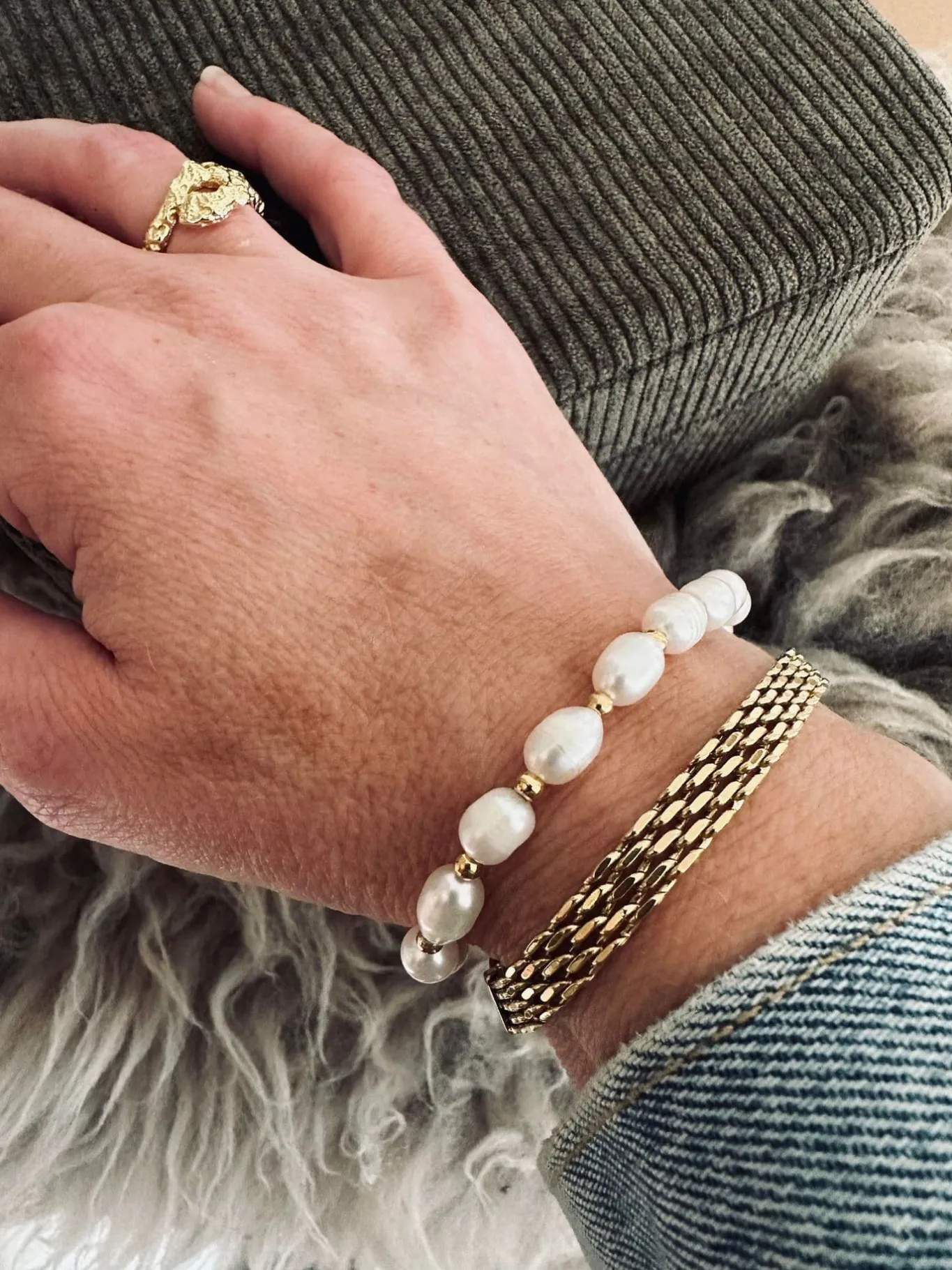 VIAMAJA Armbånd|Vandfaste Smykker<Armbånd Bianca - Vandfast