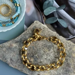 VIAMAJA Armbånd<Armbånd Caroline forgyldt