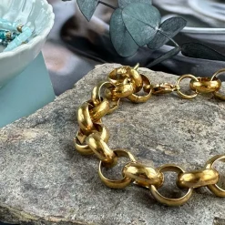 VIAMAJA Armbånd<Armbånd Caroline forgyldt