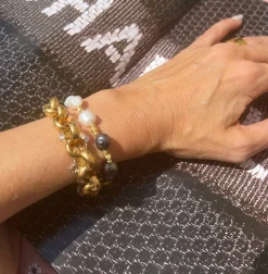 VIAMAJA Armbånd<Armbånd Caroline forgyldt