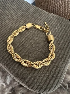 VIAMAJA Armbånd|Vandfaste Smykker<Armbånd Chunky forgyldt - Vandfast