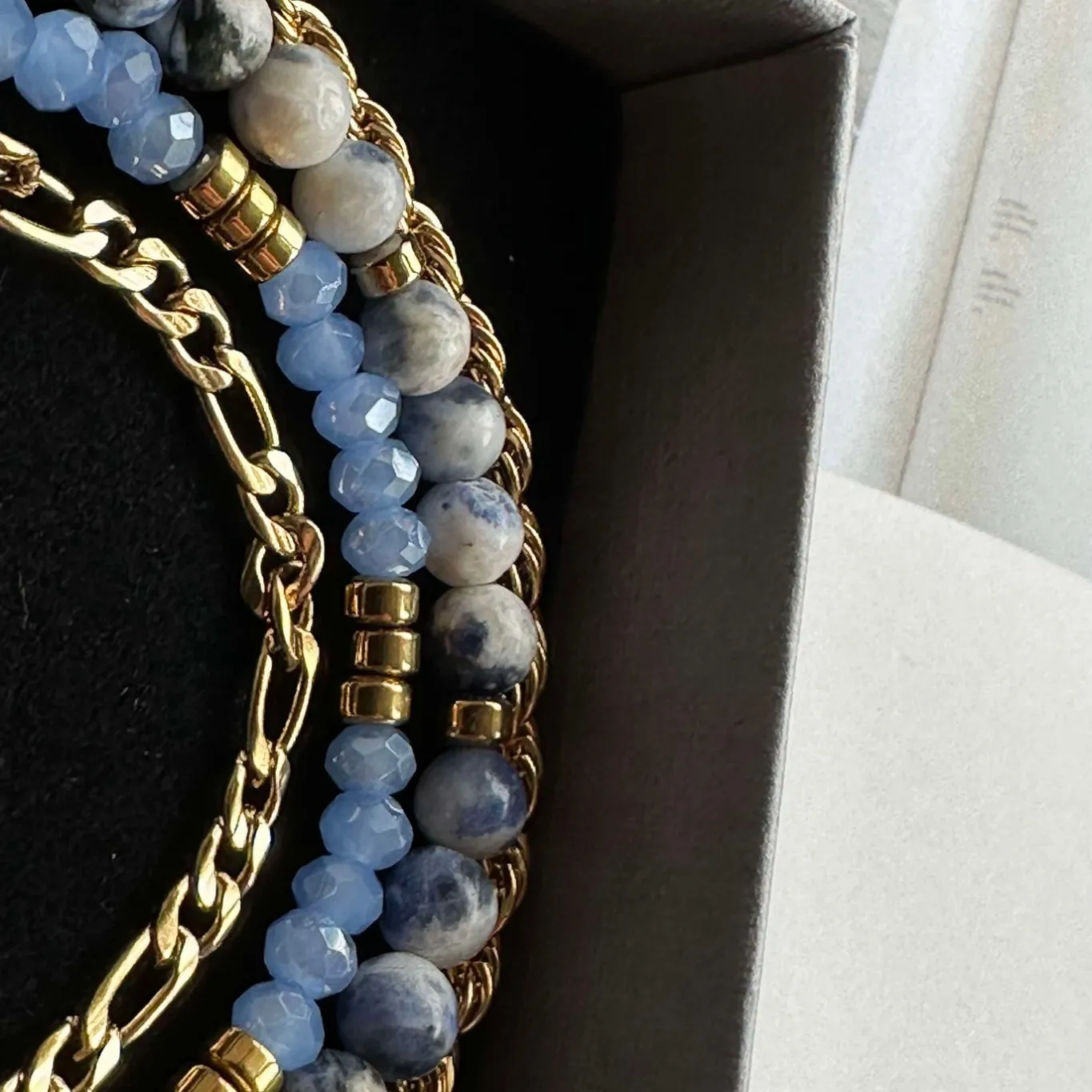 VIAMAJA Armbånd<Armbånd Erika Blue - Sæt med 4 armbånd