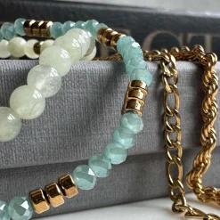 VIAMAJA Armbånd<Armbånd Erika Jade - Sæt med 4 armbånd