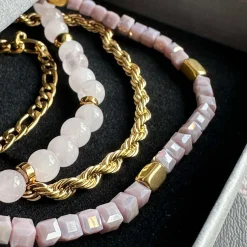 VIAMAJA Armbånd<Armbånd Erika lavendel - Sæt med 4 armbånd