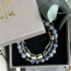 VIAMAJA Armbånd<Armbånd GISELE Blue mix – Sæt med 3 stk