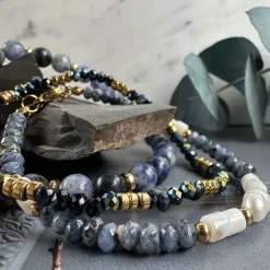 VIAMAJA Armbånd<Armbånd GISELE Blue mix – Sæt med 3 stk