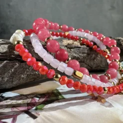 VIAMAJA Armbånd<Armbånd GISELE Coral – Sæt med 3 stk