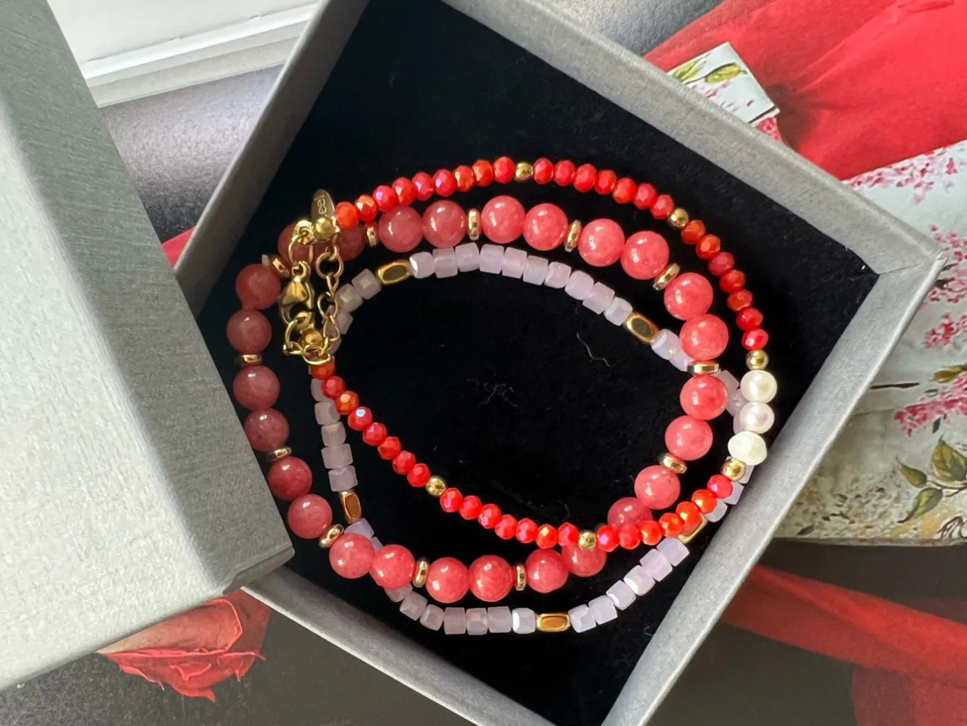 VIAMAJA Armbånd<Armbånd GISELE Coral – Sæt med 3 stk