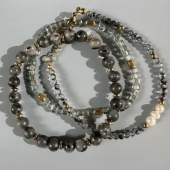VIAMAJA Armbånd<Armbånd GISELE grey – Sæt med 3 stk
