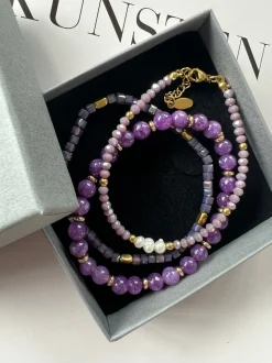 VIAMAJA Armbånd<Armbånd GISELE Lavendel – Sæt med 3 stk