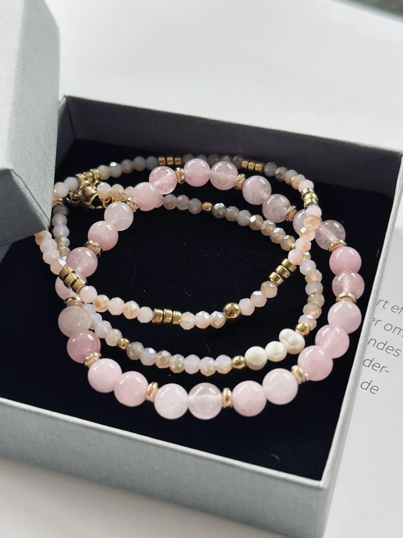 VIAMAJA Armbånd<Armbånd GISELE Rose – Sæt med 3 stk