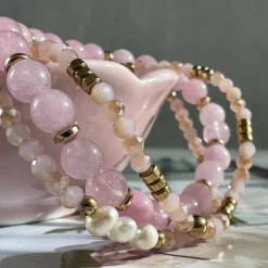 VIAMAJA Armbånd<Armbånd GISELE Rose – Sæt med 3 stk