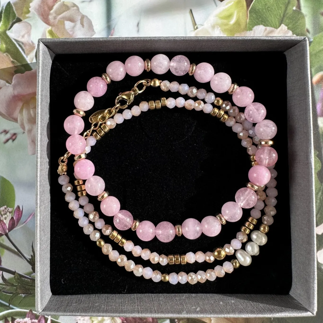 VIAMAJA Armbånd<Armbånd GISELE Rose – Sæt med 3 stk
