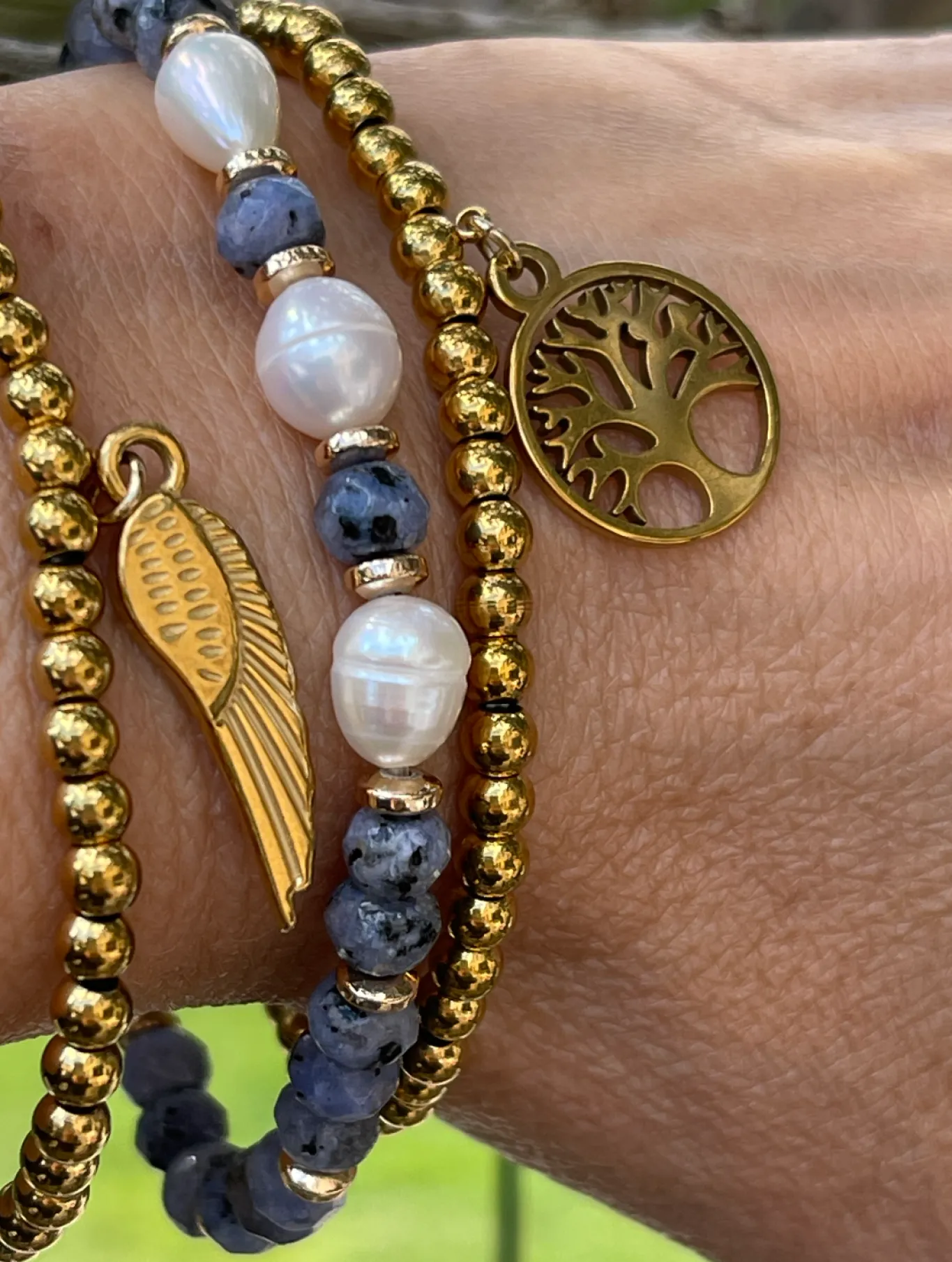 VIAMAJA Armbånd<Armbånd Juliane - Blue mix