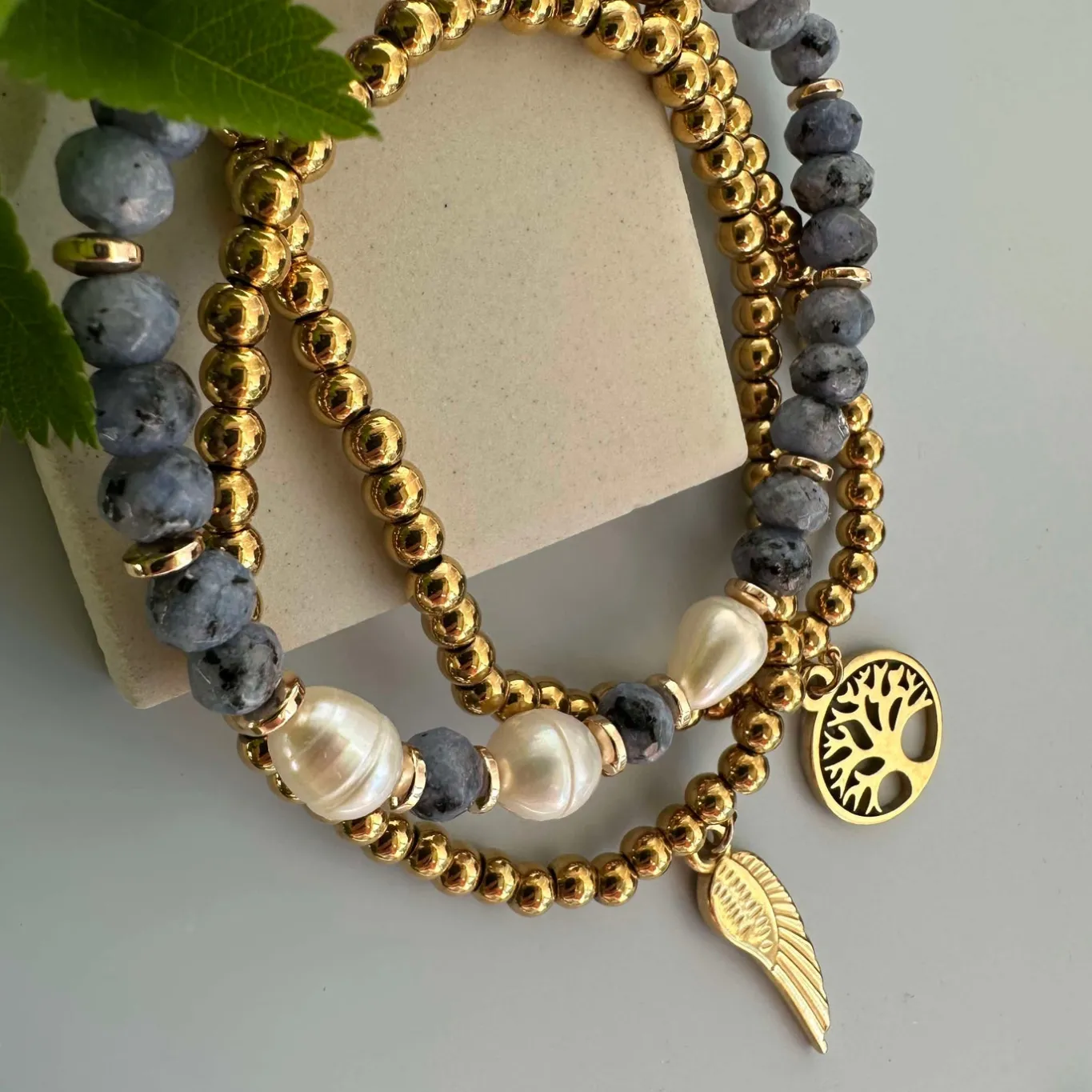 VIAMAJA Armbånd<Armbånd Juliane - Blue mix