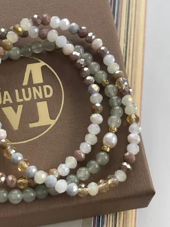 VIAMAJA Armbånd<Armbånd Leah Jade Grøn – Sæt med 3 stk