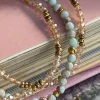 VIAMAJA Armbånd<Armbånd Leah Sea Breeze/Natur – Sæt med 3 stk