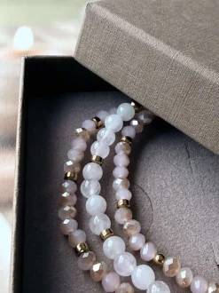 VIAMAJA Armbånd<Armbånd Leah Soft Rose – Sæt med 3 stk