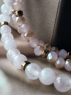 VIAMAJA Armbånd<Armbånd Leah Soft Rose – Sæt med 3 stk