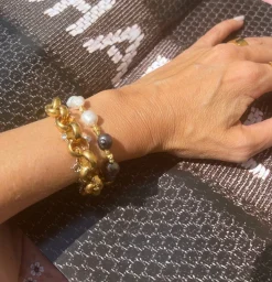 VIAMAJA Armbånd<Armbånd Lærke ferskvandsperler
