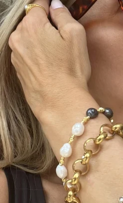 VIAMAJA Armbånd<Armbånd Lærke ferskvandsperler