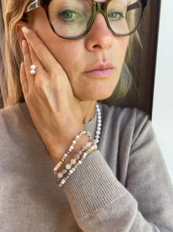 VIAMAJA Armbånd<Armbånd Luna Blush Mix – Sæt med 3 stk