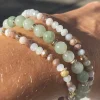 VIAMAJA Armbånd<Armbånd Luna Jade Green – Sæt med 3 stk