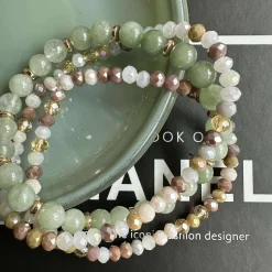 VIAMAJA Armbånd<Armbånd Luna Jade Green – Sæt med 3 stk