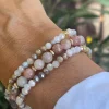 VIAMAJA Armbånd<Armbånd Luna Natur – Sæt med 3 stk