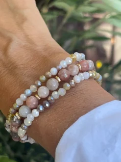 VIAMAJA Armbånd<Armbånd Luna Natur – Sæt med 3 stk