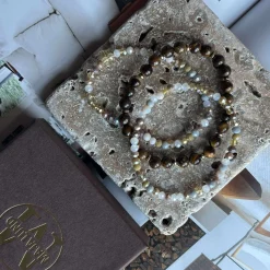 VIAMAJA Armbånd<Armbånd Luna Tiger Eye – Sæt med 3 stk