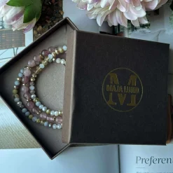 VIAMAJA Armbånd<Armbånd Luna Vintage Rose – Sæt med 3 stk