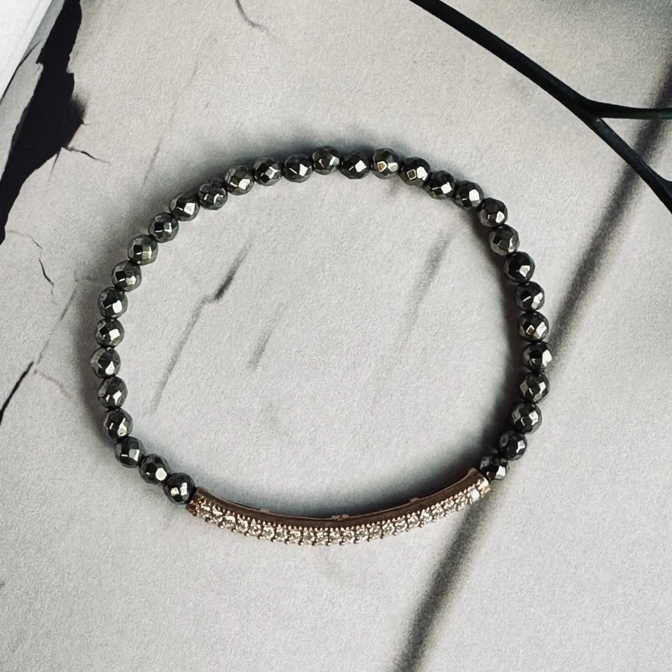 VIAMAJA Armbånd<Armbånd Maja PYRIT m. forgyldt sterling silver