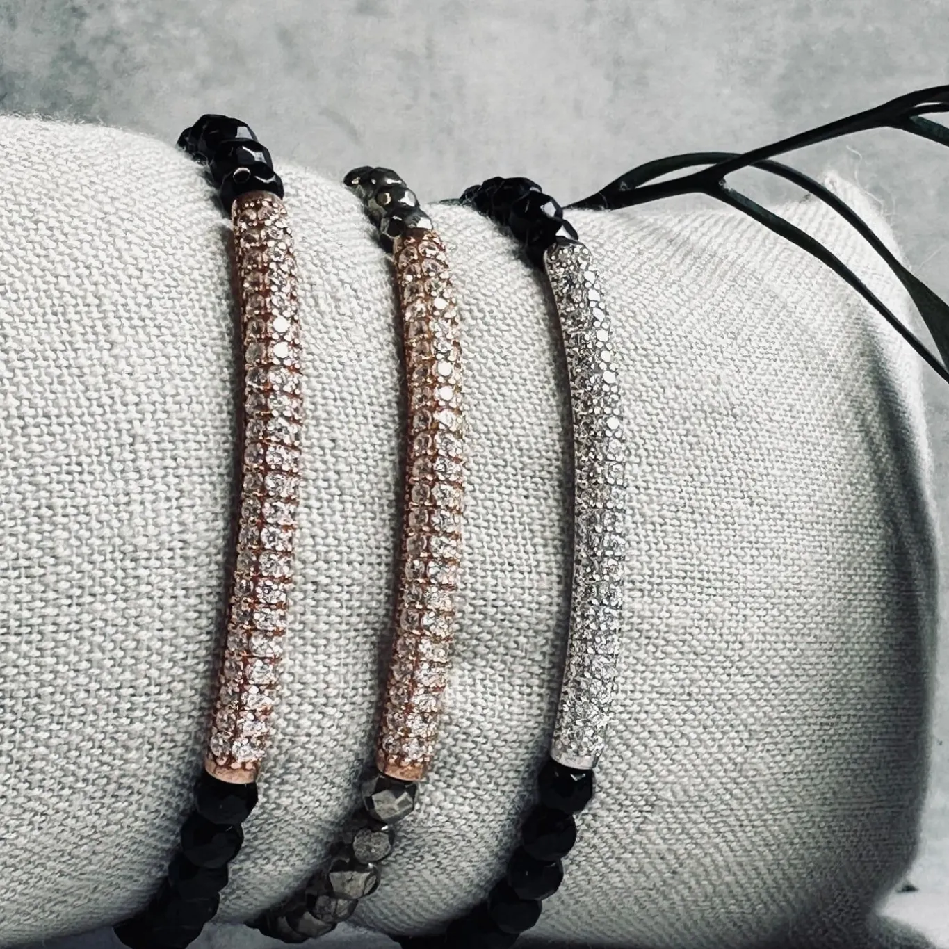 VIAMAJA Armbånd<Armbånd Maja PYRIT m. forgyldt sterling silver