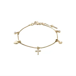 VIAMAJA Armbånd|Til Konfirmanden<Armbånd med vedhæng - forgyldt